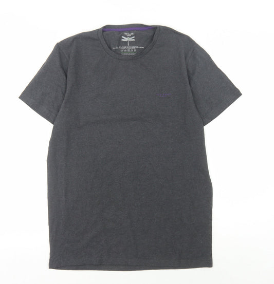 Ted Baker Men's Grey M Cotton Short Sleeve T-Shirt