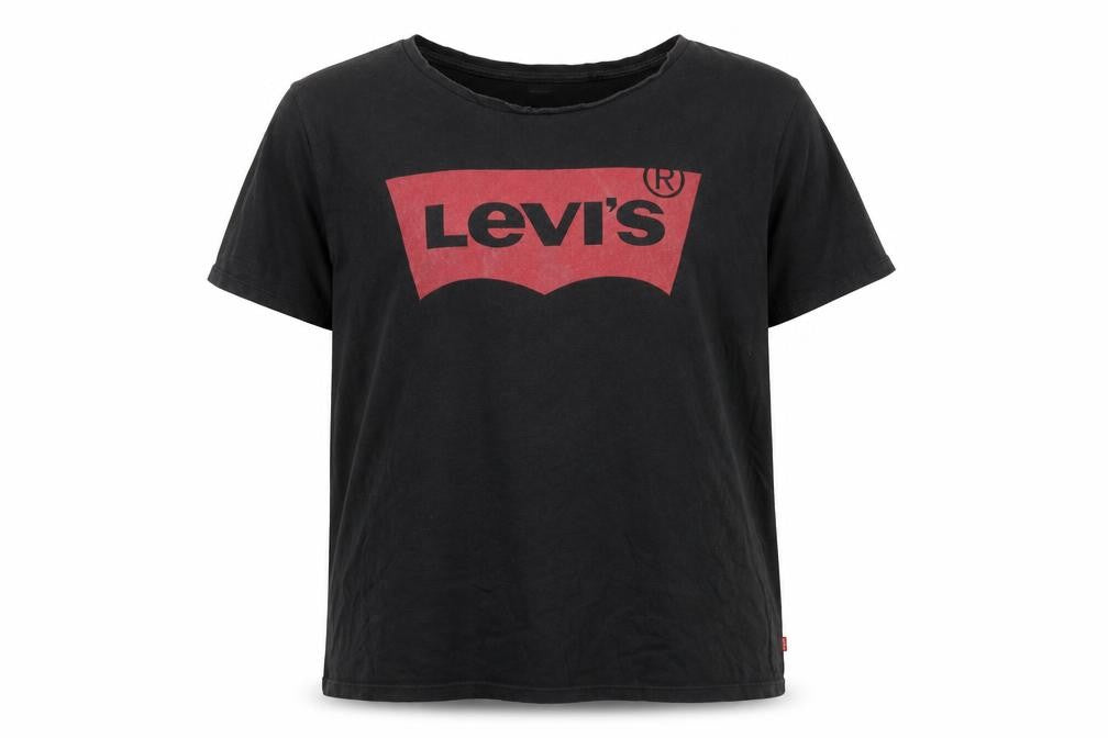 Levi's Men's Black Logo T-Shirt 2XL Crew Neck