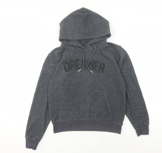 Golddigga Women's Grey Pullover Hoodie Size 10