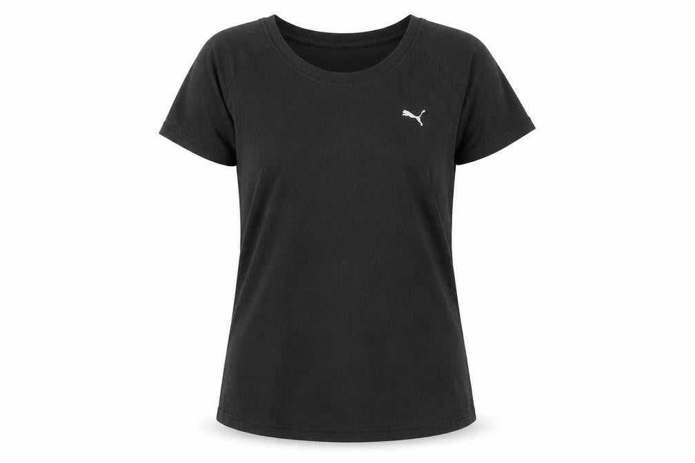 Puma Women's Black T-Shirt Size 12 Gym & Training