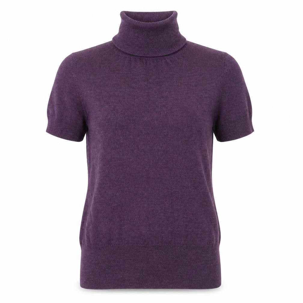 Gap Women's Purple Roll Neck Knit Jumper, Size 2XS
