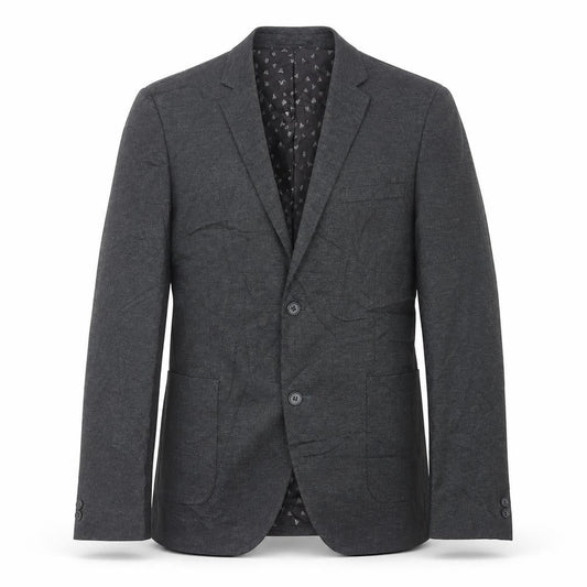 Lindbergh Men's Grey Blazer UK 40R Single-Breasted