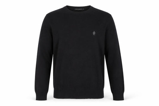 Front view of French Connection Men's Black jumper S
