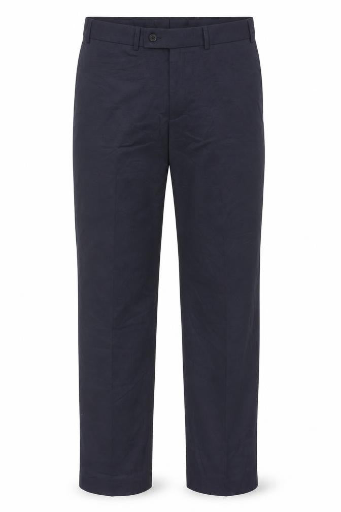Brook Taverner Men's Blue Trousers, Size 38 W, Business Casual