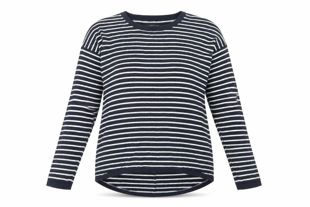 Paul Costelloe Women’s Blue Striped Pullover Jumper, M