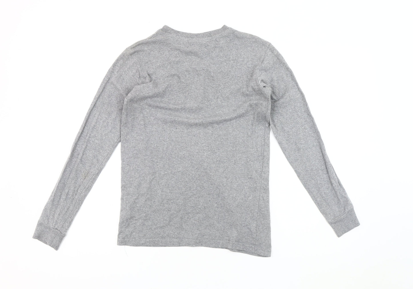 FILA Unisex Grey Long Sleeve Crew Neck T-Shirt