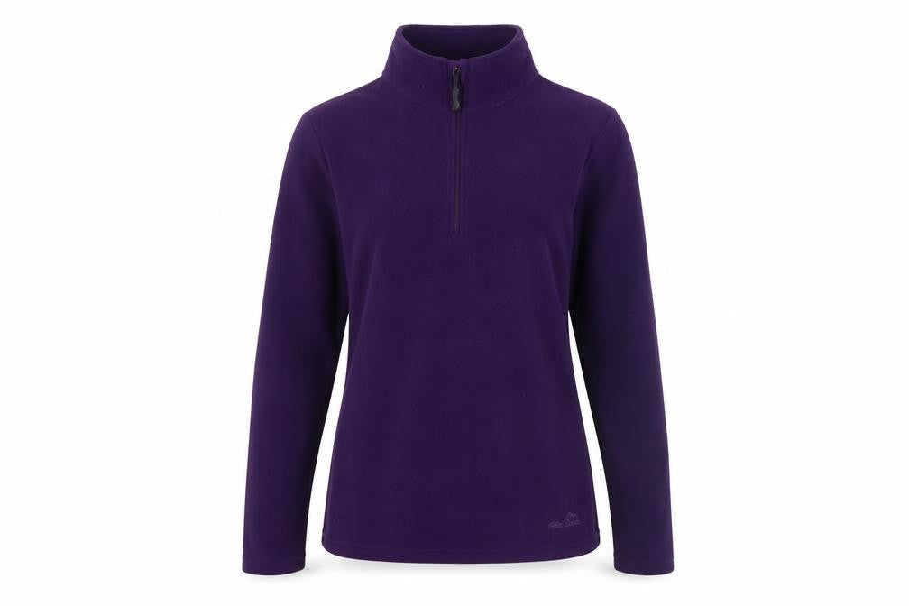 Peter Storm Women's Purple Fleece Pullover Sweatshirt