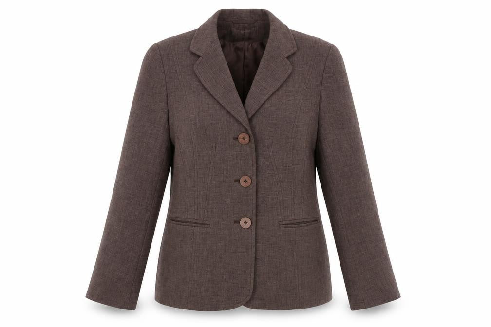 Eastex Women's Brown Suit Jacket Size 10 Classic Fit