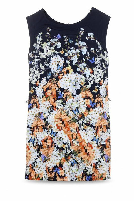 Monsoon Women's Multicoloured Floral Dress, UK 8