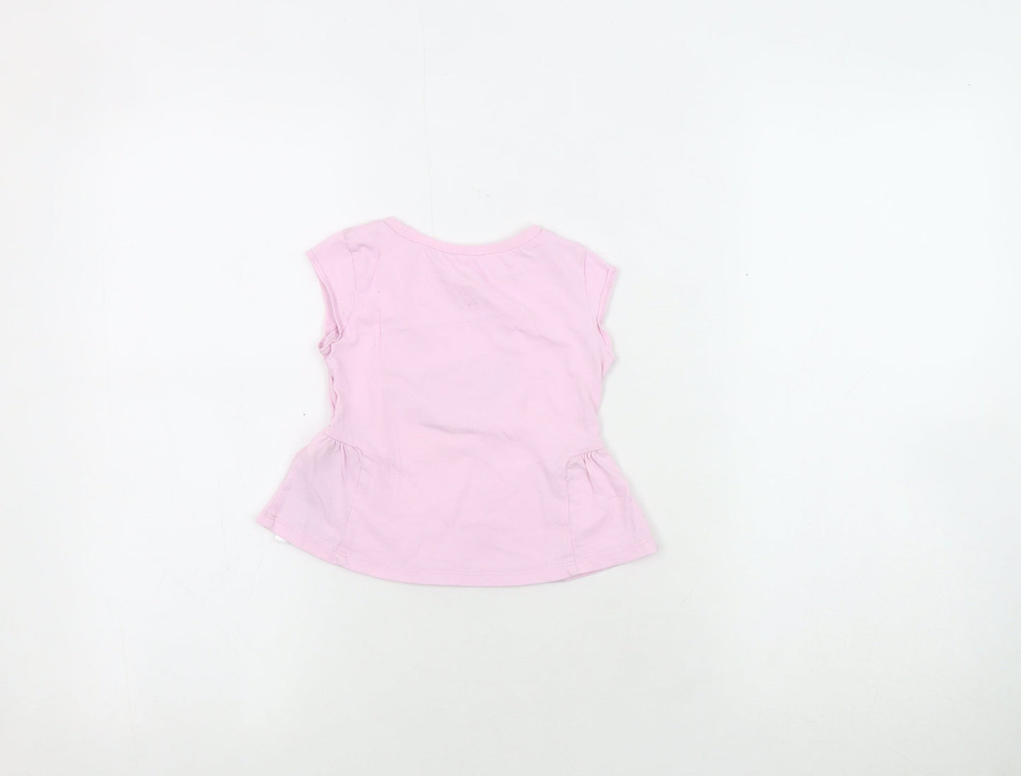 Converse Girls Pink Graphic T-Shirt, 24 Months