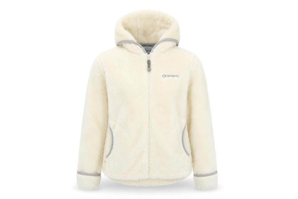 Sprayway Girls' Ivory Fleece Jacket, Size 10-11, Winter