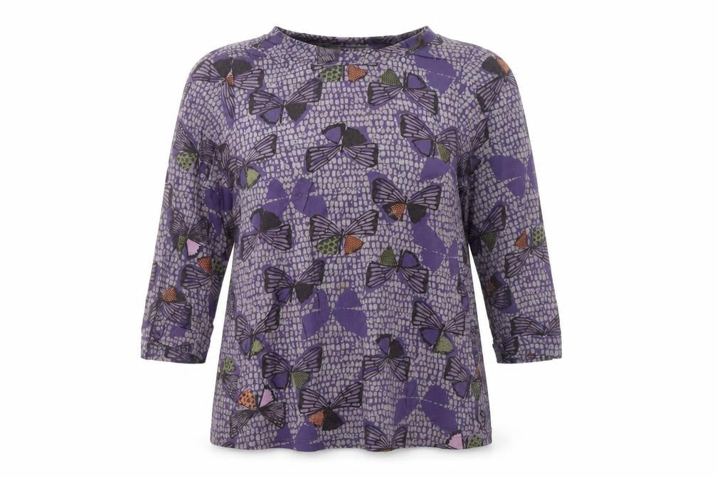 White Stuff Women's Multicoloured Butterfly Blouse