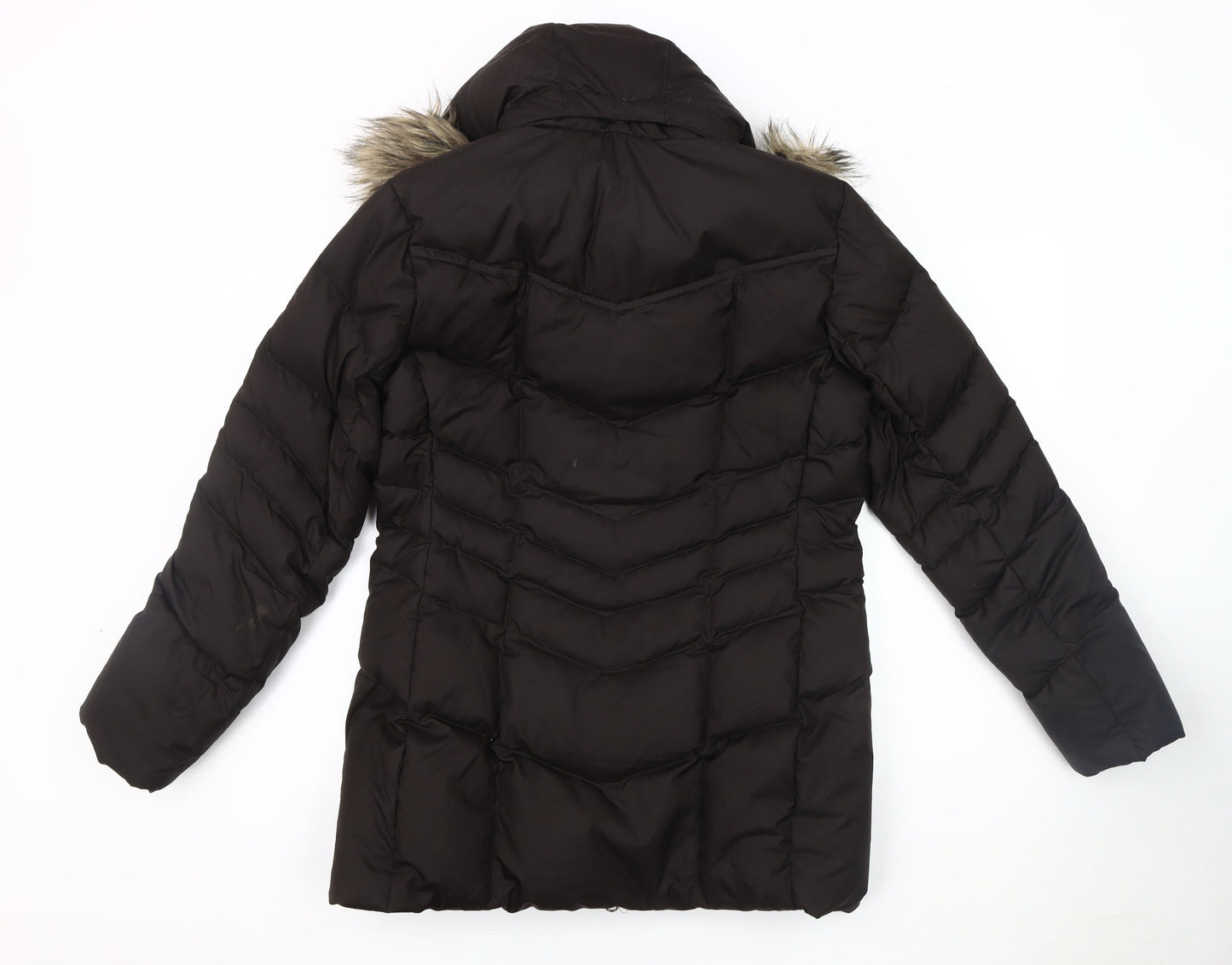 Lands' End Women's Black Puffer Jacket Size S
