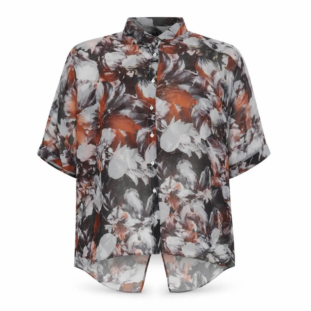 River Island Women's Multicoloured Floral Blouse