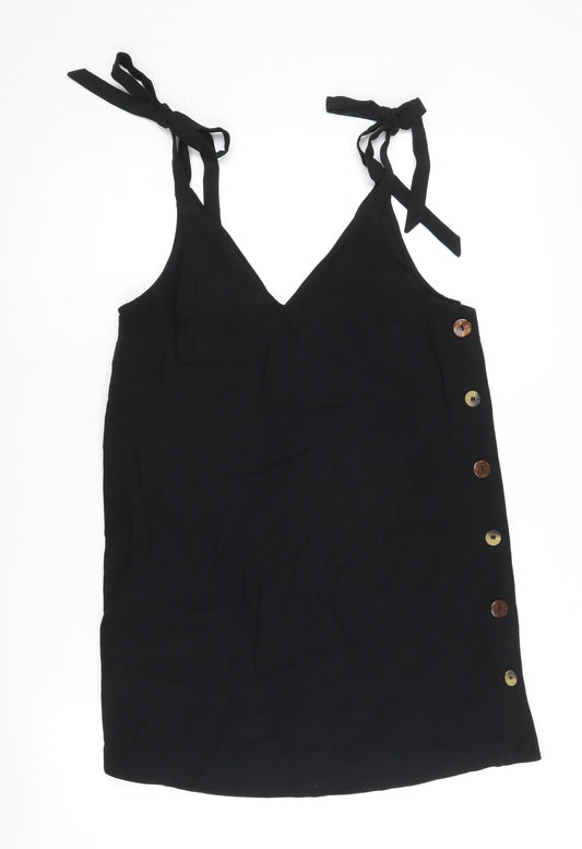 Topshop Petite Black Camisole Tank UK Size 6