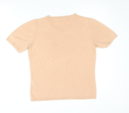 Marks & Spencer Beige Women's Pullover Jumper Size 8