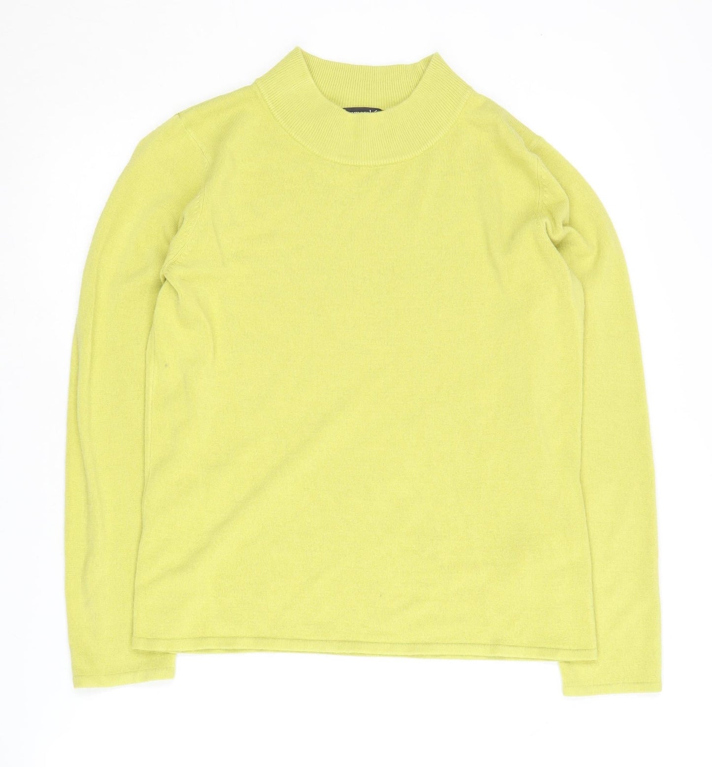 Bonmarché Women's Yellow Pullover Jumper Size 12/14