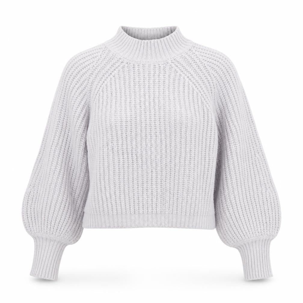Moon & Madison Women’s Grey Mock Neck Jumper, S