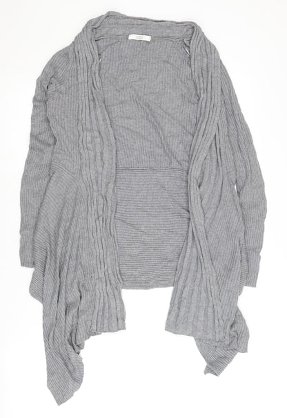 Marks & Spencer Grey Women's Open Front Cardigan Size 10