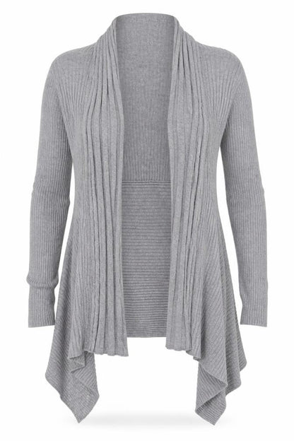 Marks & Spencer Grey Women's Open Front Cardigan Size 10