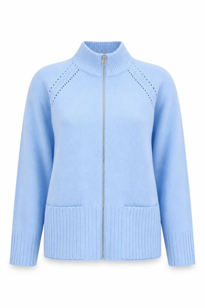 Thermolactyl Women's Blue M Basic Jacket, Full Zip