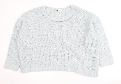 Next Women's Blue Cable-Knit Pullover Jumper XL