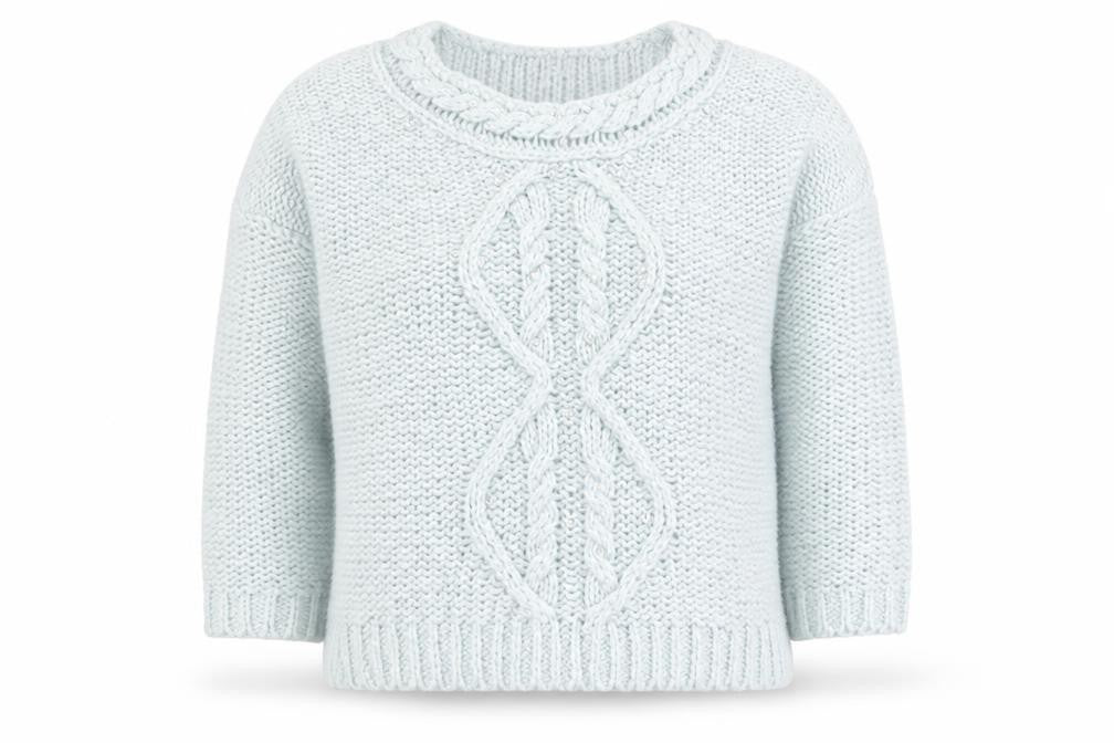 Next Women's Blue Cable-Knit Pullover Jumper XL