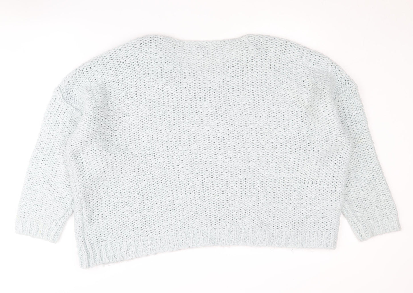 Next Women's Blue Cable-Knit Pullover Jumper XL