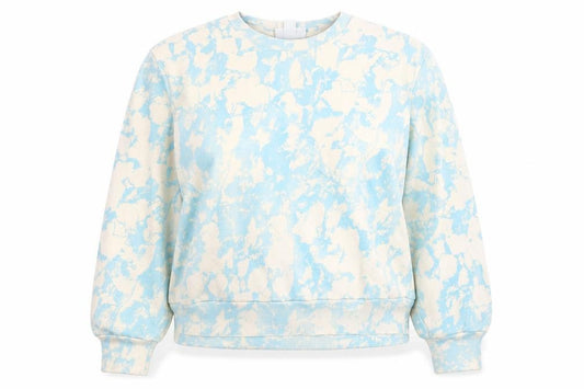 Monki Women's Blue Pullover Sweatshirt Size S