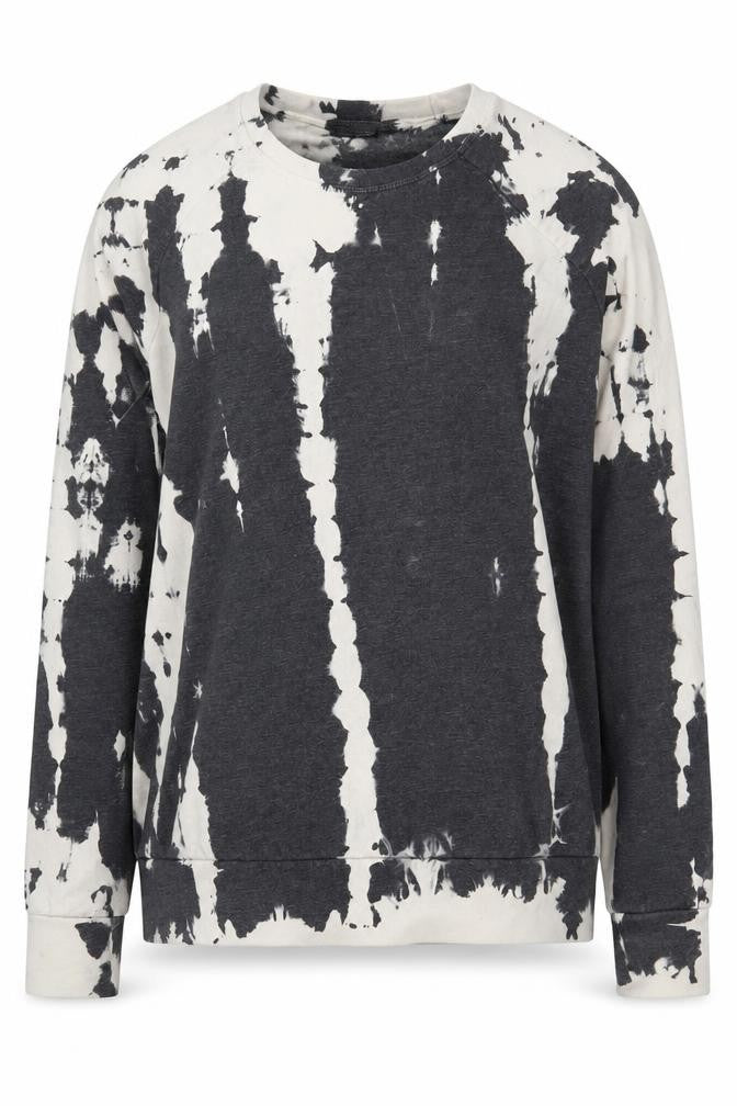 Sparkle & Fade Women's Black Tie-Dye Sweatshirt S