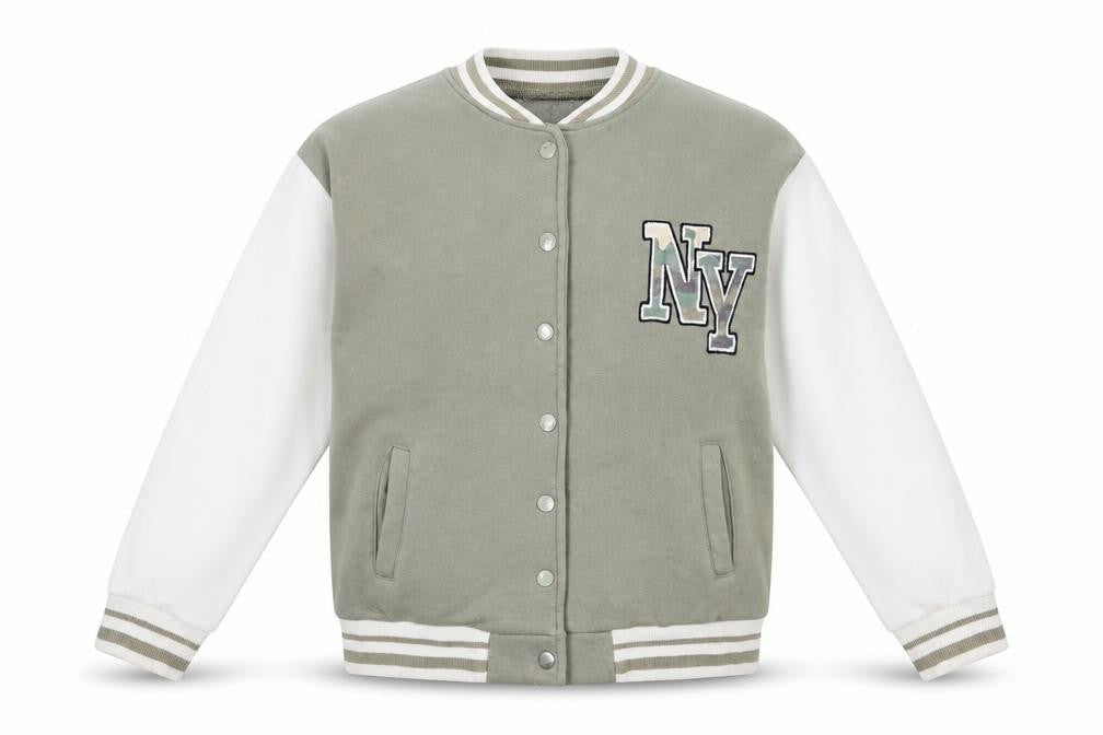 New Look Girls Varsity Jacket Green 10-11 Years