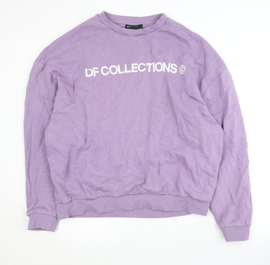 ASOS DESIGN Women's Purple Pullover Sweatshirt