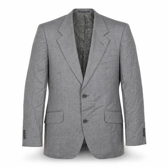 T.M. Lewin Men's Grey Wool Blazer Jacket 38S