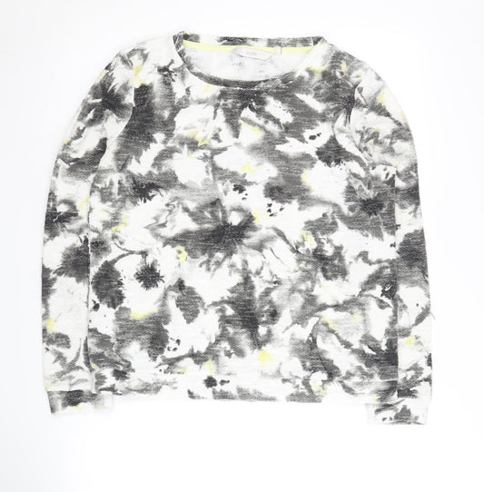 Nümph Women’s Grey Tie Dye Pullover Sweatshirt S
