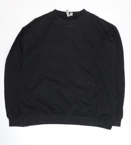 ASOS Women's Black Pullover Sweatshirt Size 14