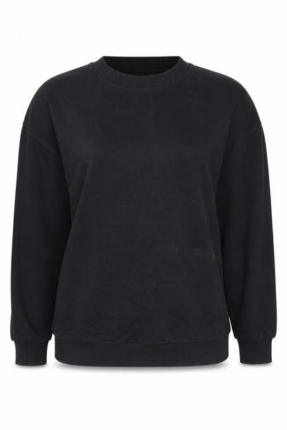 Front view of ASOS Women's Black Pullover Sweatshirt, size 14