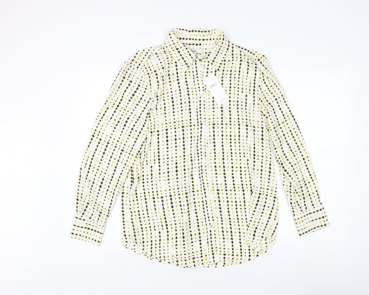 Marks and Spencer Women's Multicoloured Button-Up Shirt