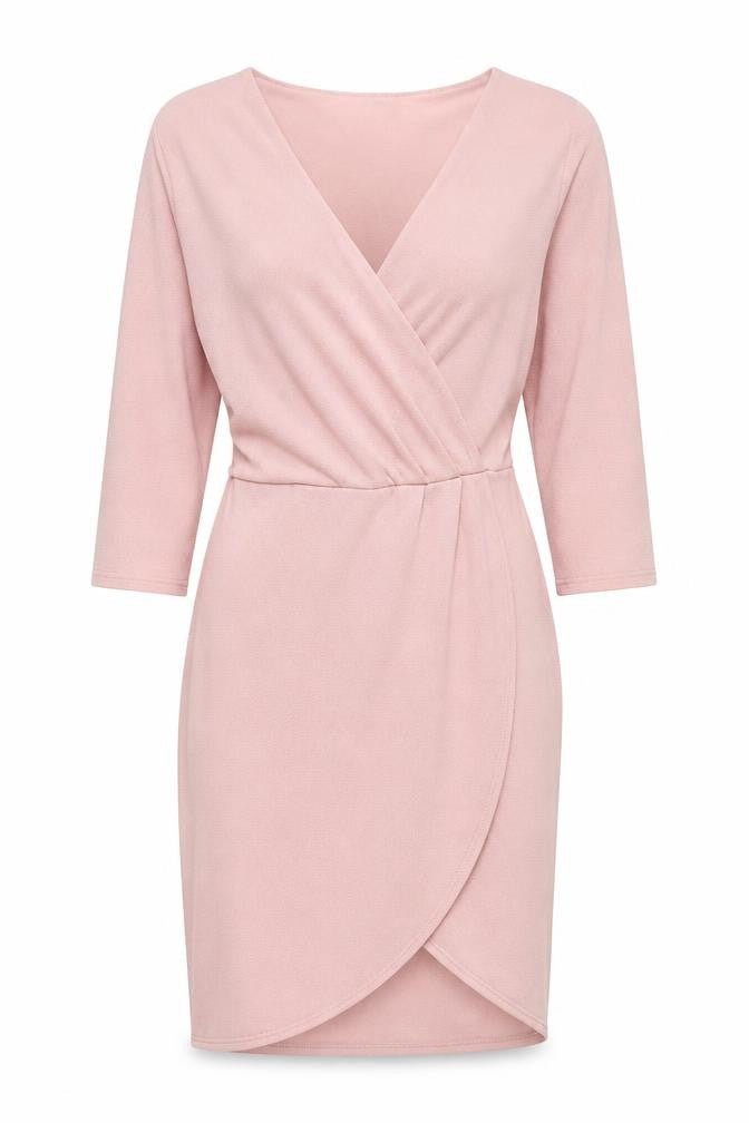 Miss Selfridge Women's Pink Wrap Dress Size 10