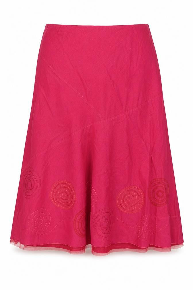 Mia Moda Women's Red Skirt Size 18