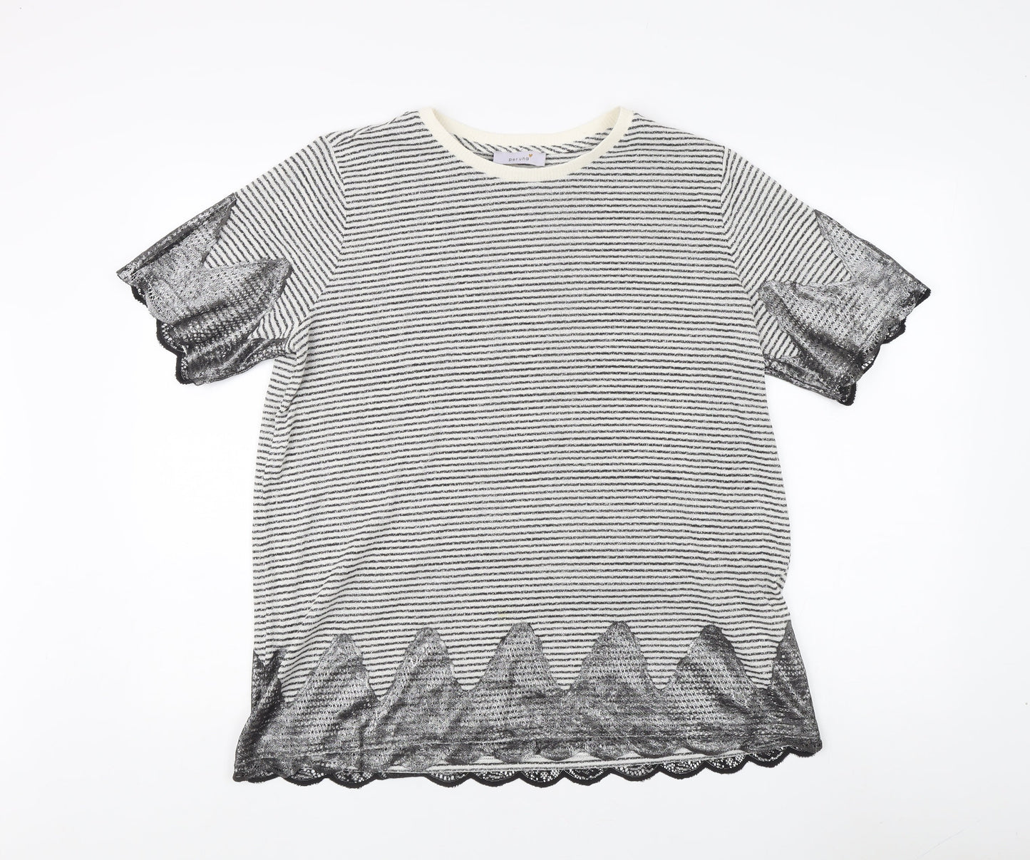 Marks and Spencer Women's Striped T-Shirt, Size 18
