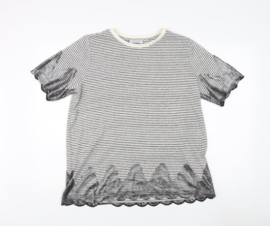 Marks and Spencer Women's Striped T-Shirt, Size 18