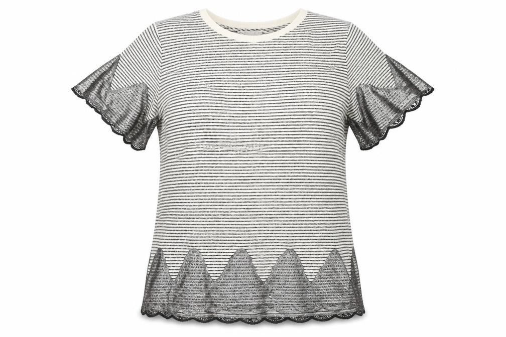 Marks & Spencer Women's Striped T-Shirt, Size 18