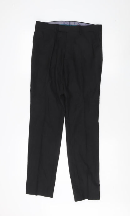 Marks & Spencer Men's Black Slim Trousers 30