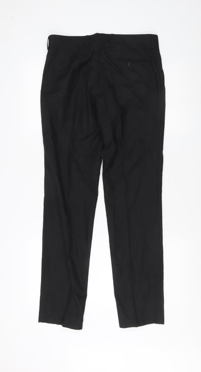 Marks & Spencer Men's Black Slim Trousers 30