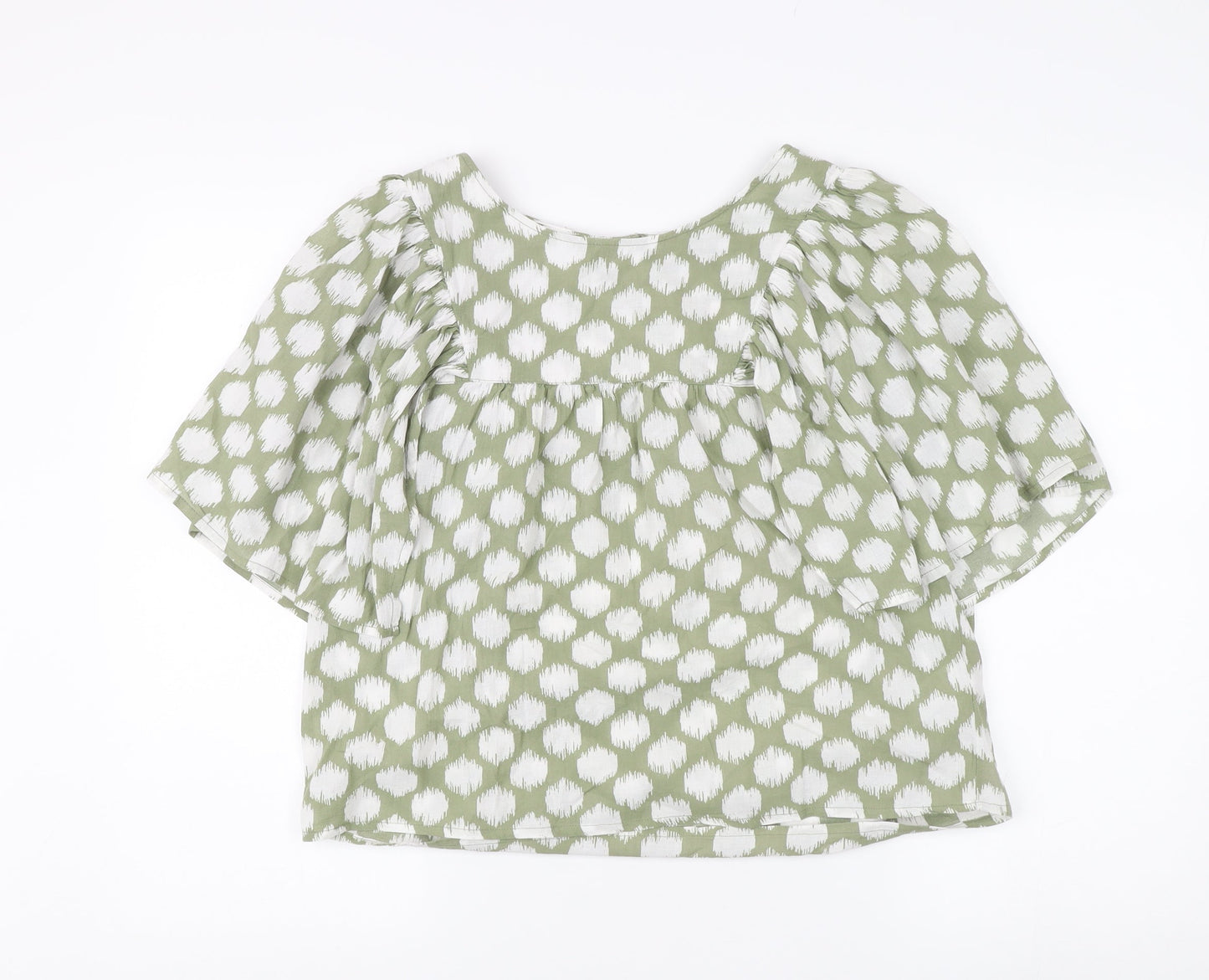 Marks and Spencer Women's Green Blouse UK 8