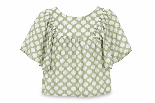 Marks and Spencer Women's Green Blouse UK 8