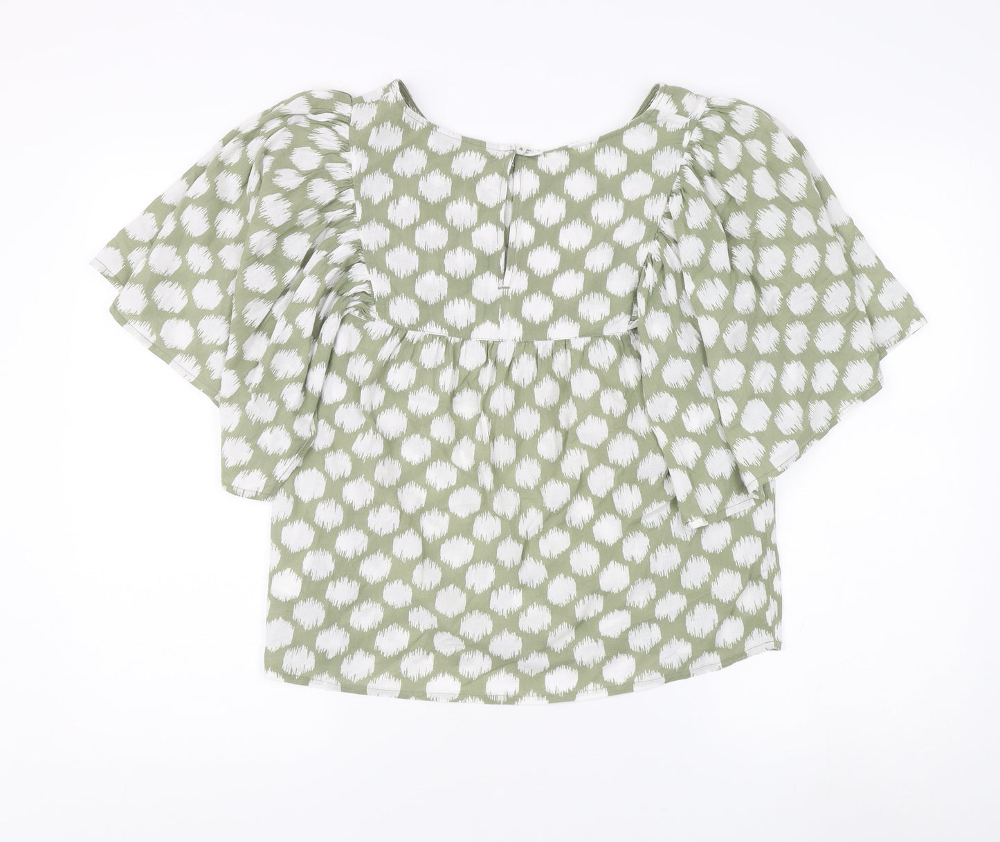 Marks and Spencer Women's Green Blouse UK 8