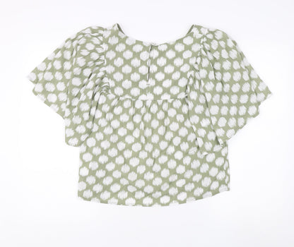 Marks & Spencer Women's Green Blouse UK 8