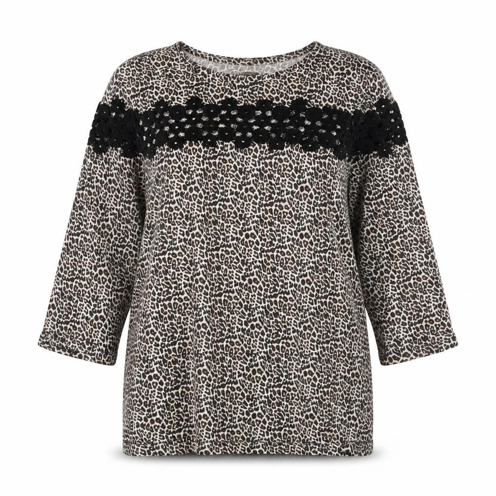 Studio Women's Multicoloured Tunic, Size 16, Animal Print