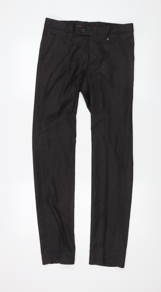 Doctor Junior Teens Black Dress Pants Size 14
